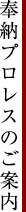 奉納プロレスのご案内